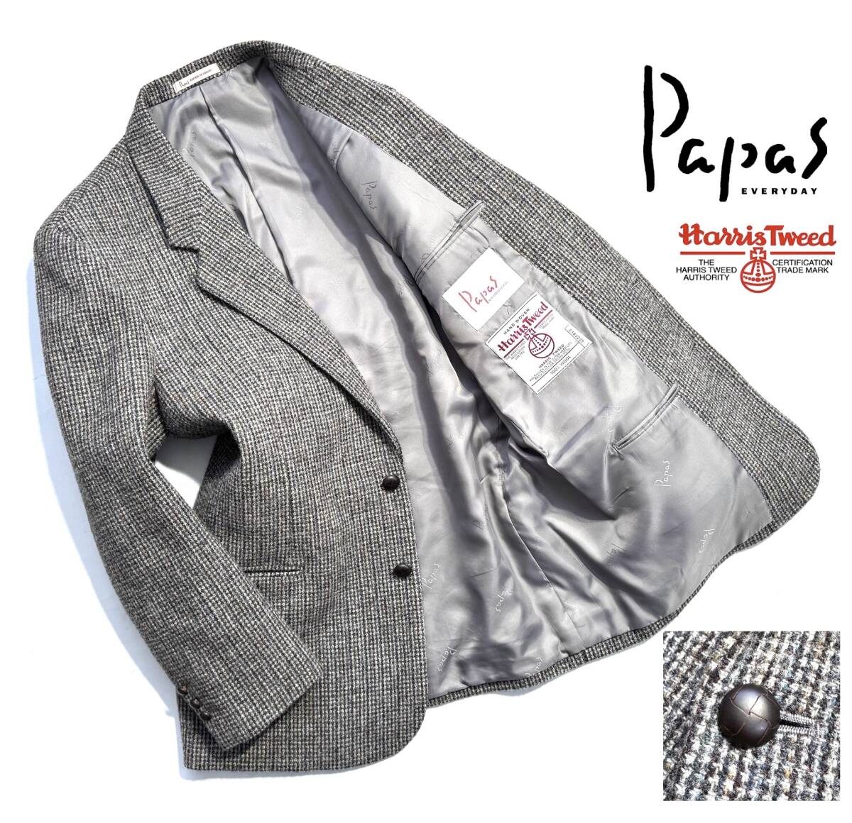 Yahoo!オークション -「papas パパス ハリスツイード」(パパス Yahoo!オークション -「papas パパス ハリスツイード」(パパス