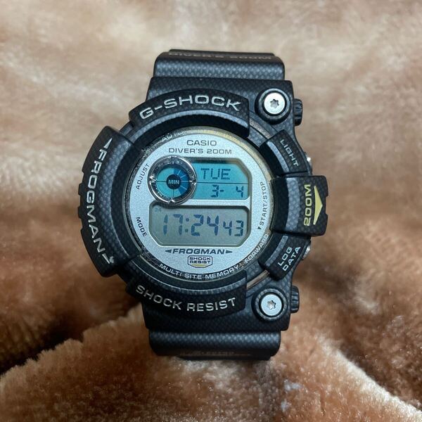送料無料 GW-201NT-1JF フロッグマン カーボンファイバー柄 即決 G-SHOCK FROGMAN CASIO