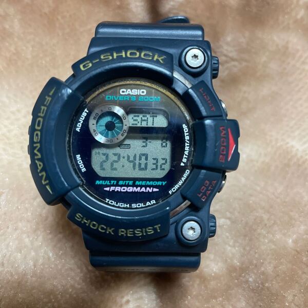 送料無料 GW-200-2JF タフソーラー FROGMAN G-SHOCK CASIO MASTER OF G-SEA 200M 潜水用防水 スクリューバック 即決 ISO規格