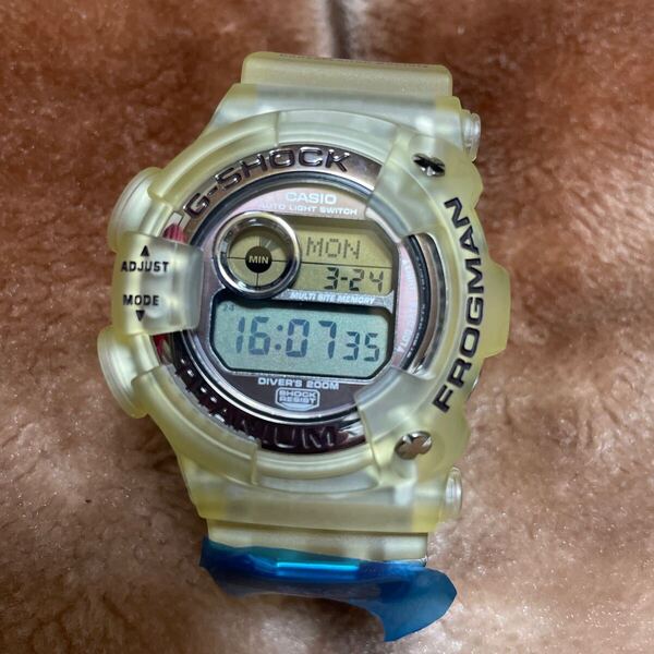 送料無料 DW-9900WC-5T 未使用 WCCS FROGMAN G-SHOCK マンタ 世界サンゴ礁保護協会 スケルトン デッドストック フロッグマン