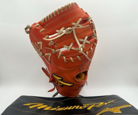中古品 ミズノ MIZUNO ミズノプロ  硬式 ファーストミット 1AJFH31000 4355 中古品 ミズノ MIZUNO ミズノプロ 硬式 ファーストミット