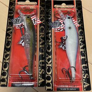 ラッキークラフト▲ライトニングポインター98XR▲テーブルロックシャッド&フレークフレークゴールデンセクシーミノー▲定価1760円