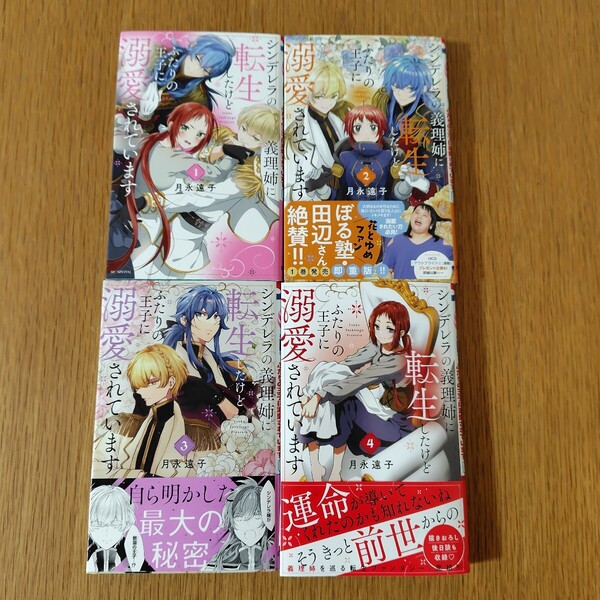 シンデレラの義理姉に転生したけどふたりの王子に溺愛されています 全4巻 /月永遠子