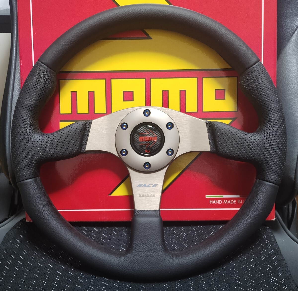Yahoo!オークション -「momo race 35」(モモ) (ステアリング)の
