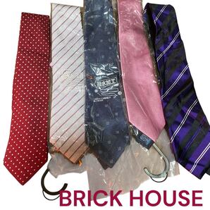 美品 ブリックハウス ネクタイ 5本まとめ売り セット BRICK HOUSE