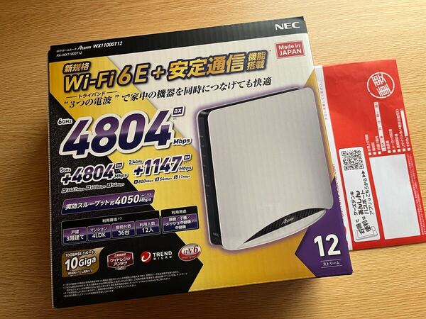 新品 NEC Aterm PA-WX11000T12 メーカー保証あり