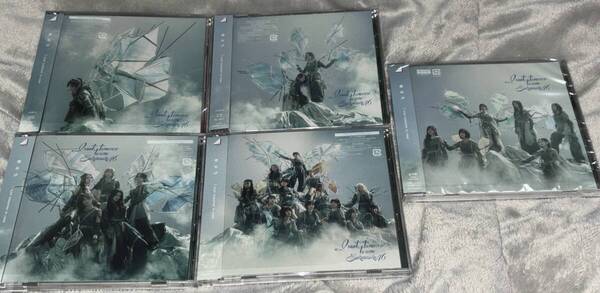 未再生 櫻坂46 CD&Blu-ray 10th single I want tomorrow to come ABCD通常盤 5枚セット