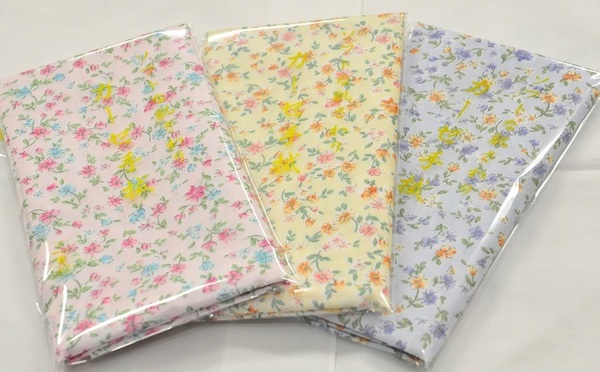 【ガーゼ手拭】ガーゼ手ぬぐい 小花柄3本セット