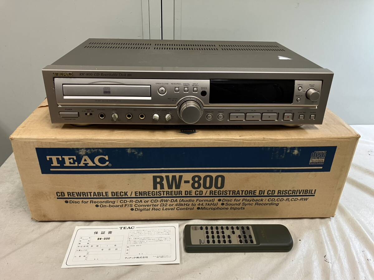 Yahoo!オークション -「teac rw-800」の落札相場・落札価格 Yahoo!オークション -「teac rw-800」の落札相場・落札価格