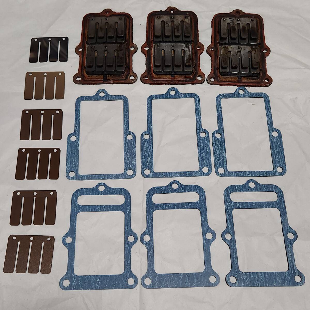 SJ30 LJ50 特注品 カーボン仕様 リードバルブ 6枚セット m1571