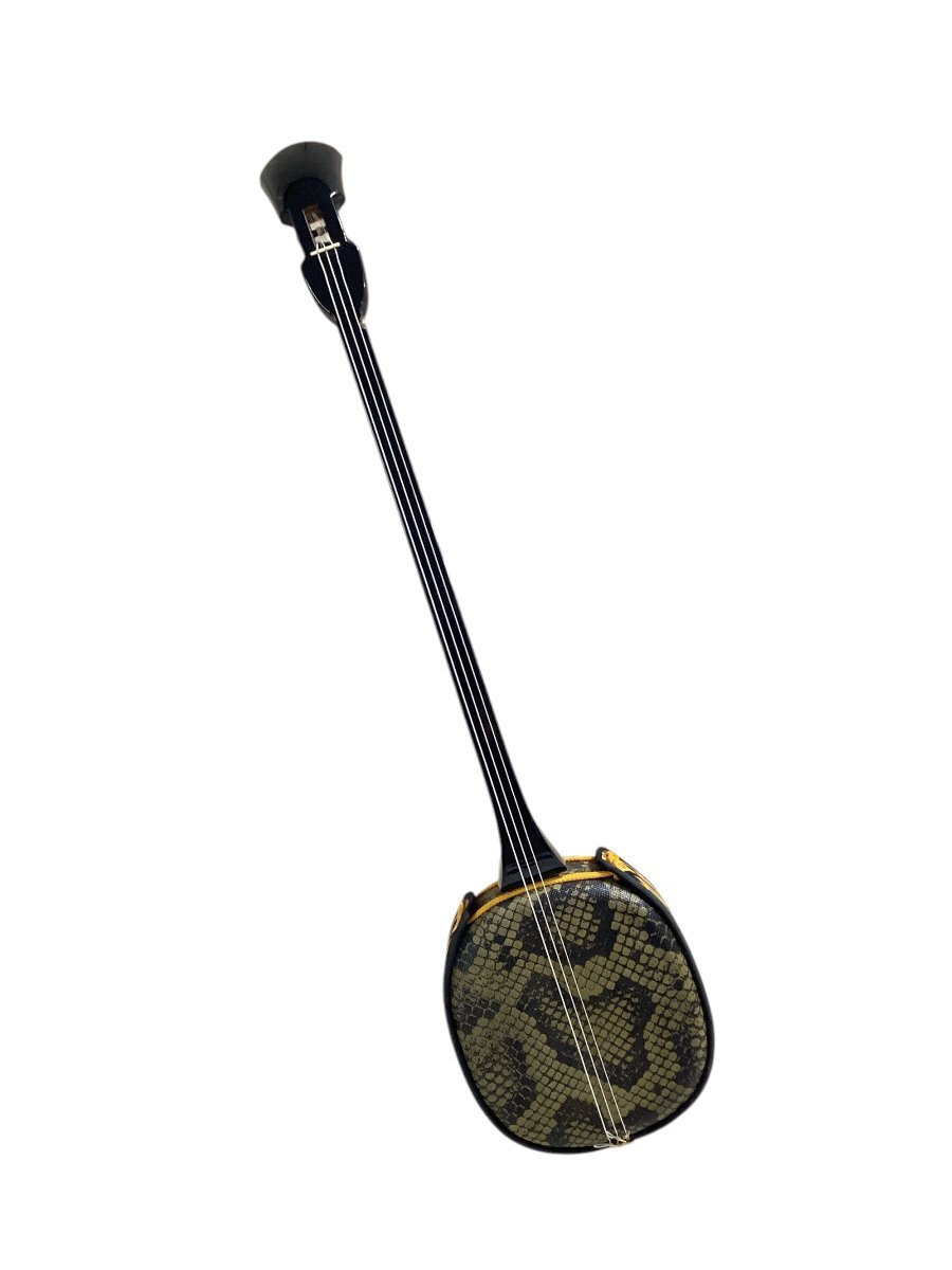 ☆ 三味線 沖縄三線 サンセン 和楽器 弦楽器 楽器 蛇柄 小物 ☆ 三味線 沖縄三線 サンセン 和楽器 弦楽器 楽器 蛇柄 小物