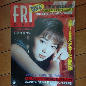 送料無料即決!FRIDAY フライデー1995年8月25日号葉月里緒奈生野真琴水谷ケイ大仁田厚