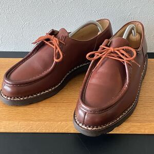 * состояние хороший Paraboot Paraboot MICHAELmi лягушка тирольская обувь / кожа обувь /43 1/2(28cm степень )/ мужской / обычная цена Y94,600/ Франция производства
