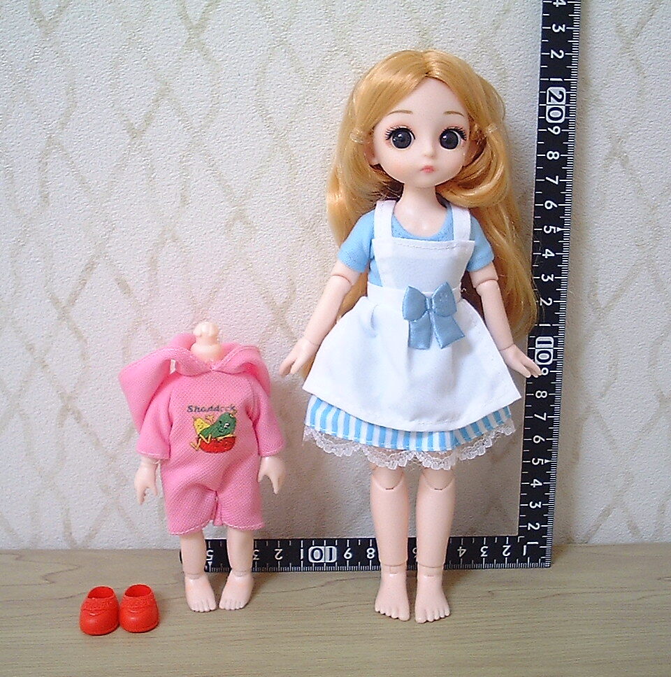 【あーちゃん】セリアドールmini*オールインワン② あーちゃん】セリアドールmini*オールインワン② あーちゃん