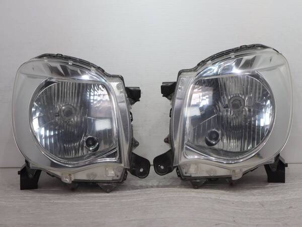 キレイ 破損なし 【コーティング済】 迅速発送 車検〇 STANLEY P9638 管理BR35-44 モコ MG33S ヘッドライト 左右