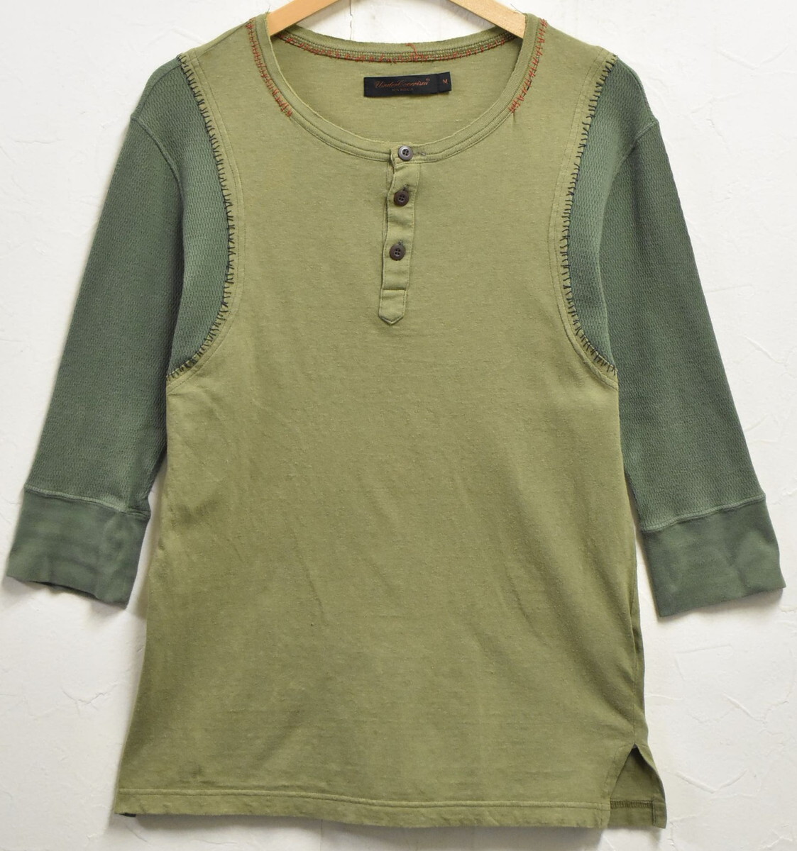 UNDERCOVER アンダーカバー 25SS UP1E4409-1 ポプリン 開襟 半袖