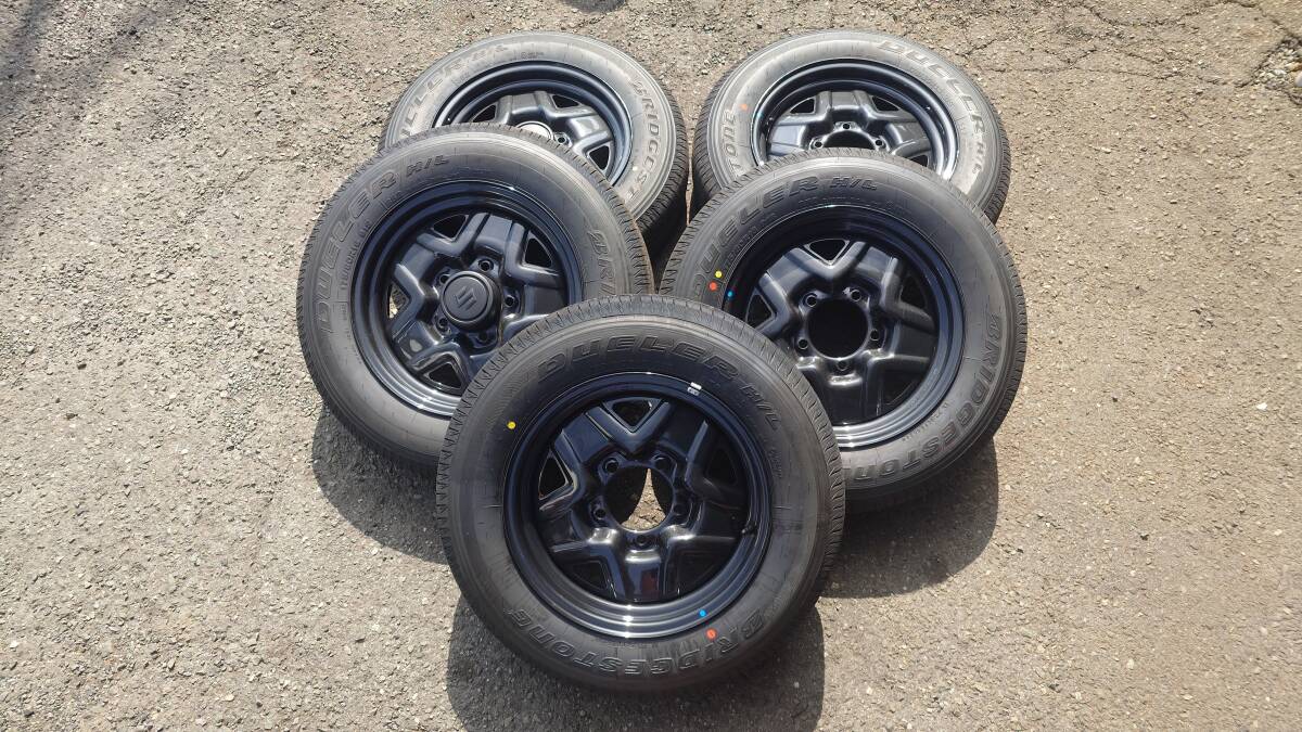 新車外し】スズキ ジムニーJB64 純正ホイールタイヤ4本セット