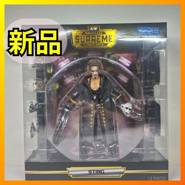 ■AEW フィギュア スティング 限定 Sting WWE WCW 海外 日本未発売 プロレス ウォルマート アンライバルド・シュプリーム スティング e442