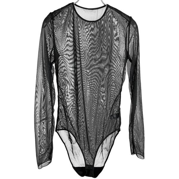 【20%OFF】BIOTOP(ビオトップ) Sheer Body Suit Tops (black)