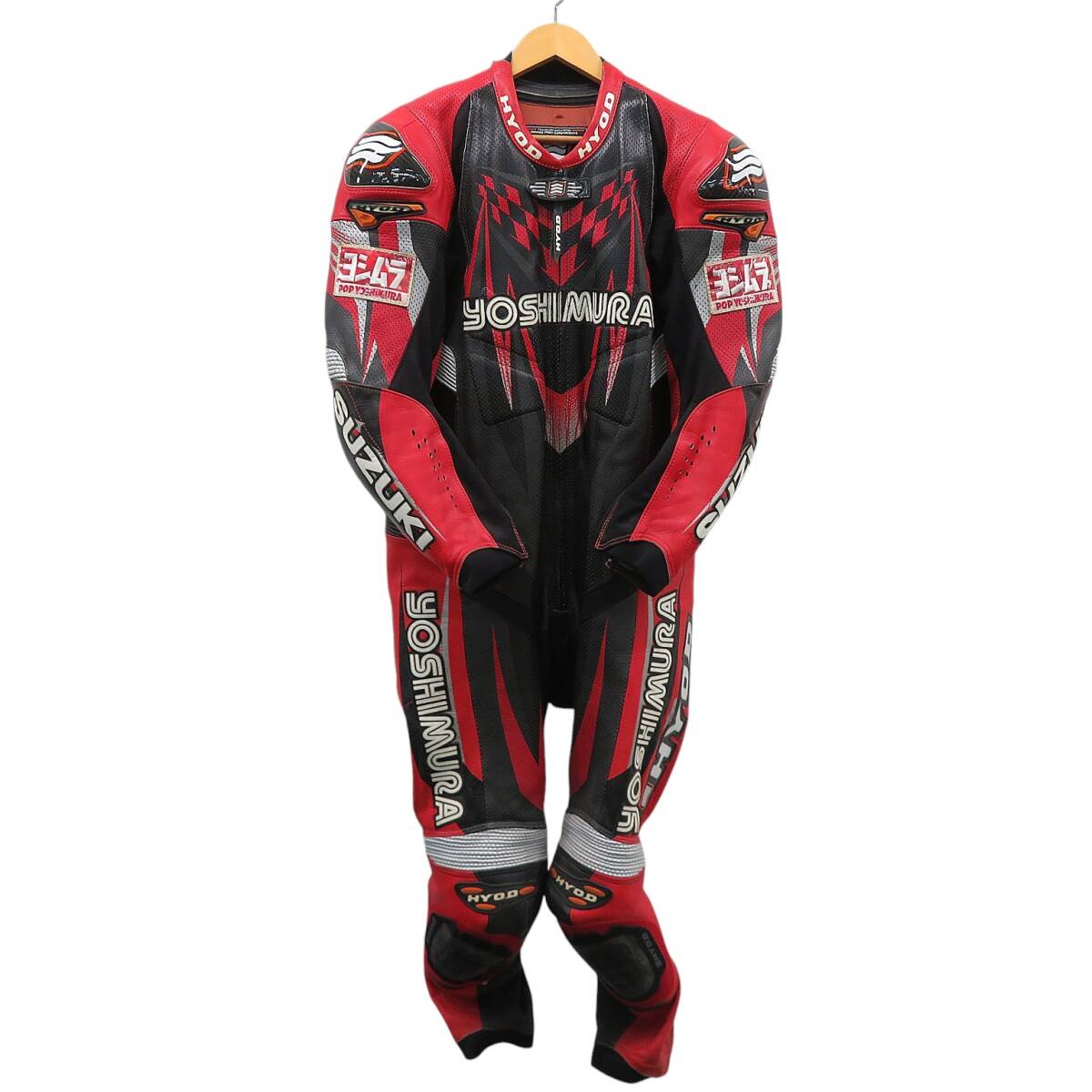 Yahoo!オークション -「hyod」(革ツナギ) (バイクウエア、装備 Yahoo!オークション -「hyod」(革ツナギ) (バイクウエア、装備