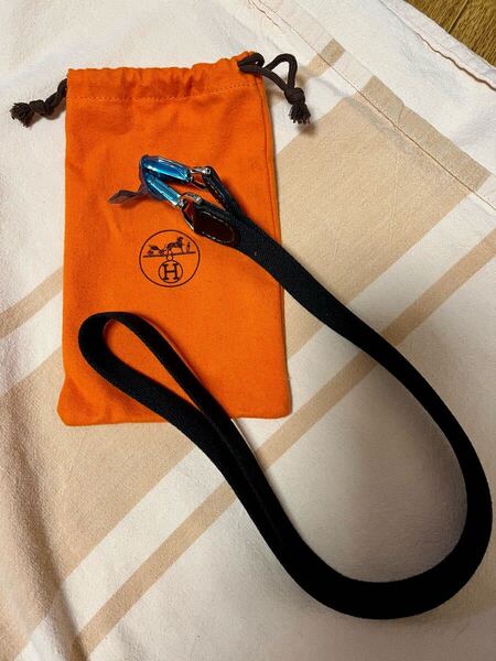 HERMES ガーデンパーティ付属 ショルダーストラップ 布袋付き