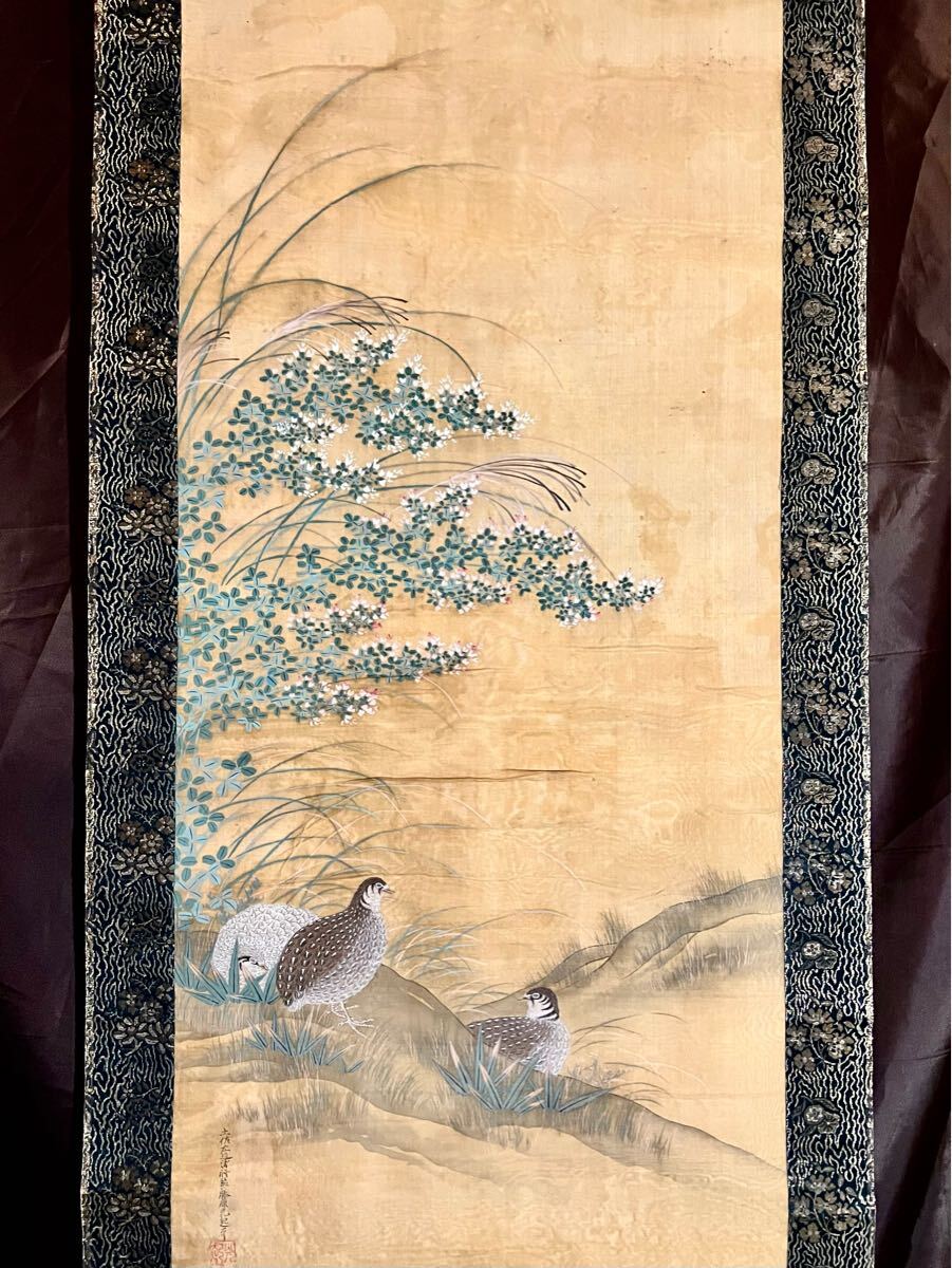 Yahoo!オークション -「鶉 掛軸」(日本画) (絵画)の落札相場 Yahoo!オークション -「鶉 掛軸」(日本画) (絵画)の落札相場