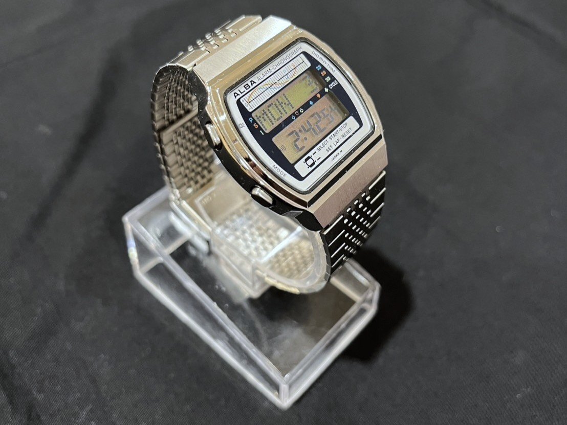 稼働品 希少 80年代 レトロデジタル セイコー アルバ SEIKO ALBA