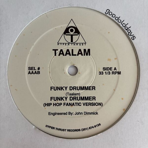 Taalam - Funky Drummer / Good News: A Chariots Acomin' (USオリジナル/激レアミドル/マイナー)