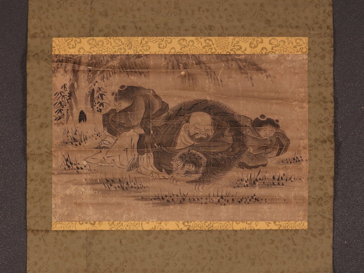 Yahoo!オークション -「寒山拾得図」(日本画) (絵画)の落札相場 Yahoo!オークション -「寒山拾得図」(日本画) (絵画)の落札相場