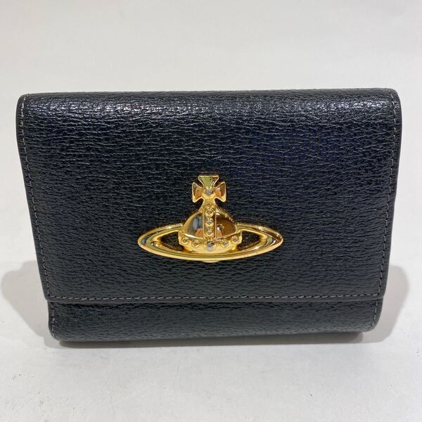 L00092 ☆美品☆ ヴィヴィアン ウエストウッド 三つ折り財布