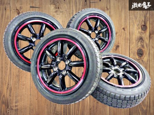 Yahoo!オークション -「ブラックレーシング 14インチ pcd100」の Yahoo!オークション -「ブラックレーシング 14インチ pcd100」の