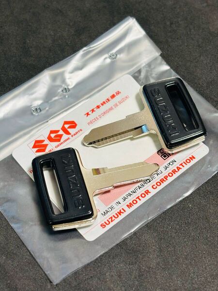 GN125 ブランクキー 純正新品 2本 TS250ハスラー TS185ER A100 AX100 AX115 スズキ スペアキー 合鍵
