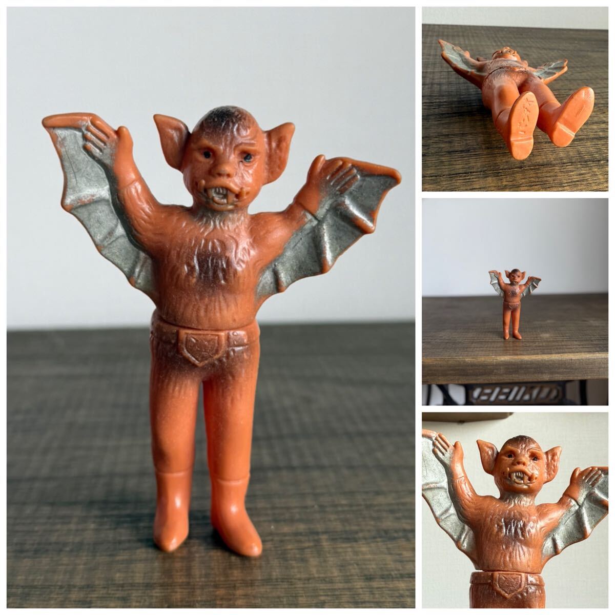 Yahoo!オークション -「コウモリ男」(ソフビ) (ビンテージ)の Yahoo!オークション -「コウモリ男」(ソフビ) (ビンテージ)の