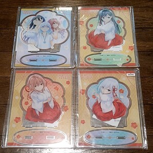 甘神さんちの縁結び ラッキー缶バッジくじ 甘神夜重甘神夕奈甘神朝姫 ビッグアクリルスタンド全4種セット