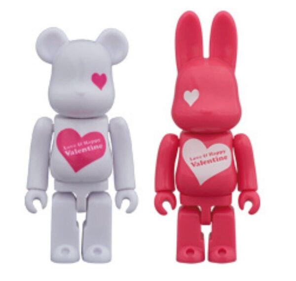 2016 Valentine BE@RBRICK & R@BBRICK バレンタインデー ベアブリック 未開封 レア メディコムトイ MEDICOM TOY 正規品 2016年販売