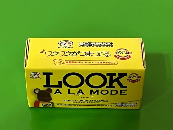 BE@RBRICK 100% LOOK A LA MODE 不二家 100周年 パッケージ未開封品 レア メディコムトイ MEDICOM TOY 正規品 2010年販売 PEKO ミルキー