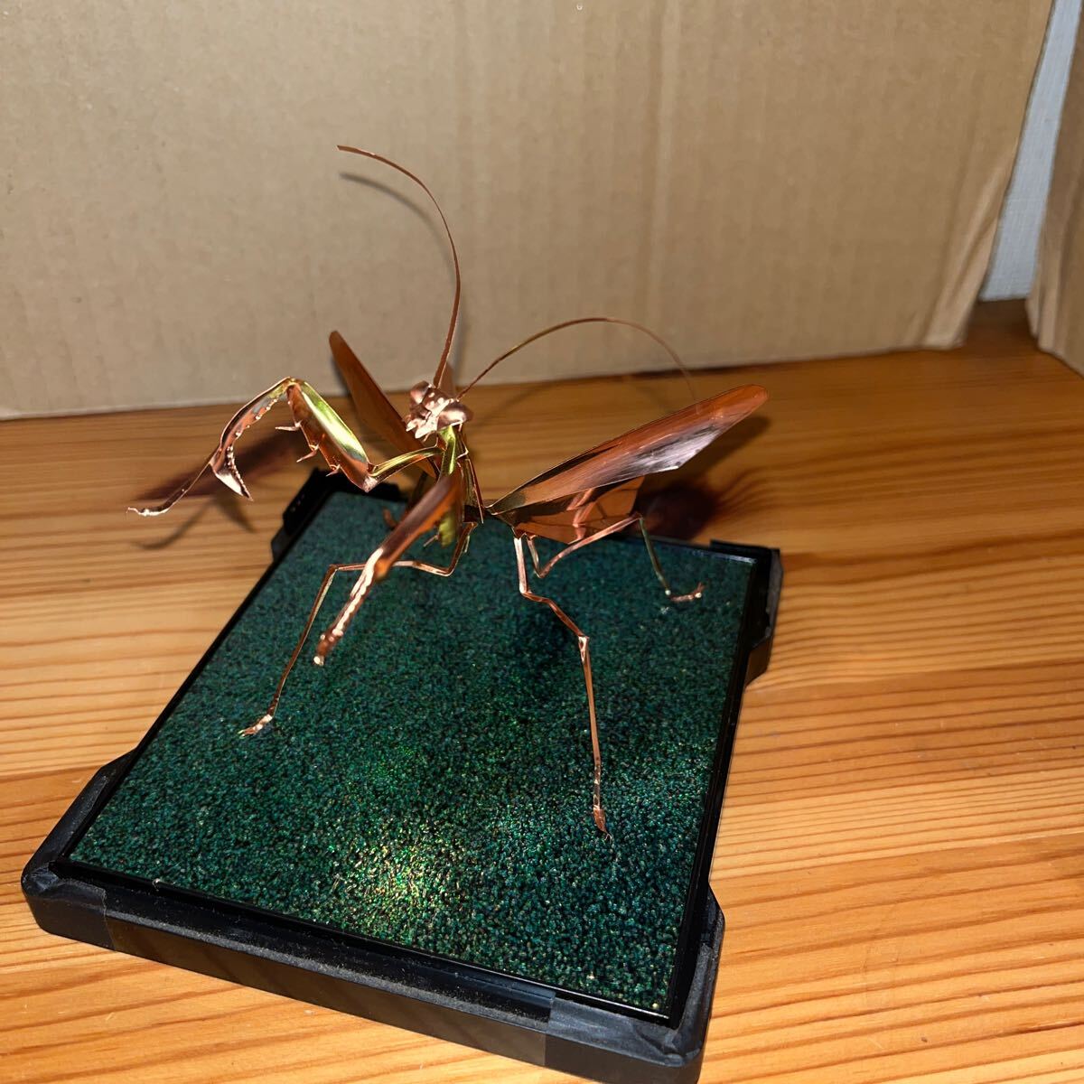 Yahoo!オークション -「カマキリ」(金属工芸) (工芸品)の落札