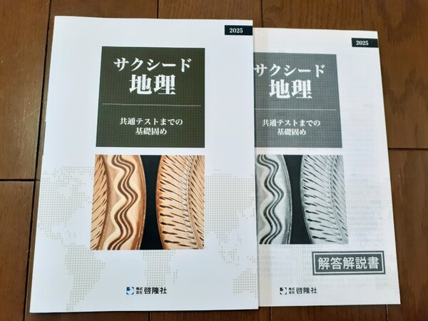 2025 新課程 サクシード 地理 新地理 地理 要点ノート 地理総合 演習ノート 新 地理要点ノート 地理の研究 啓隆社 2025 共通テスト