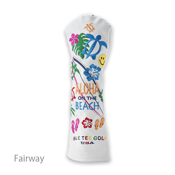■ブルーティーゴルフ【FW:アロハ オン ザビーチ】フェアウエイ用ヘッドカバーALOHA ON THE BEACH BLUE TEE GOLF HC-005 送料無料