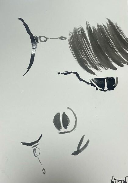 絵描きhiro C「愛はついに涙を流すことをやめた」