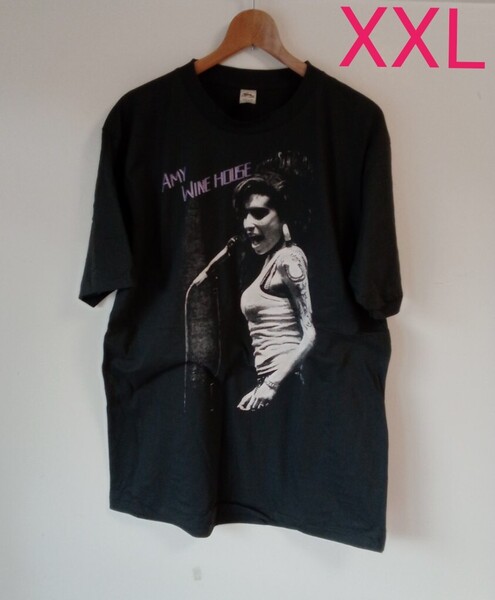 エイミー・ワインハウス AMY WAINHOUSE バンドTシャツ(XXL)K11