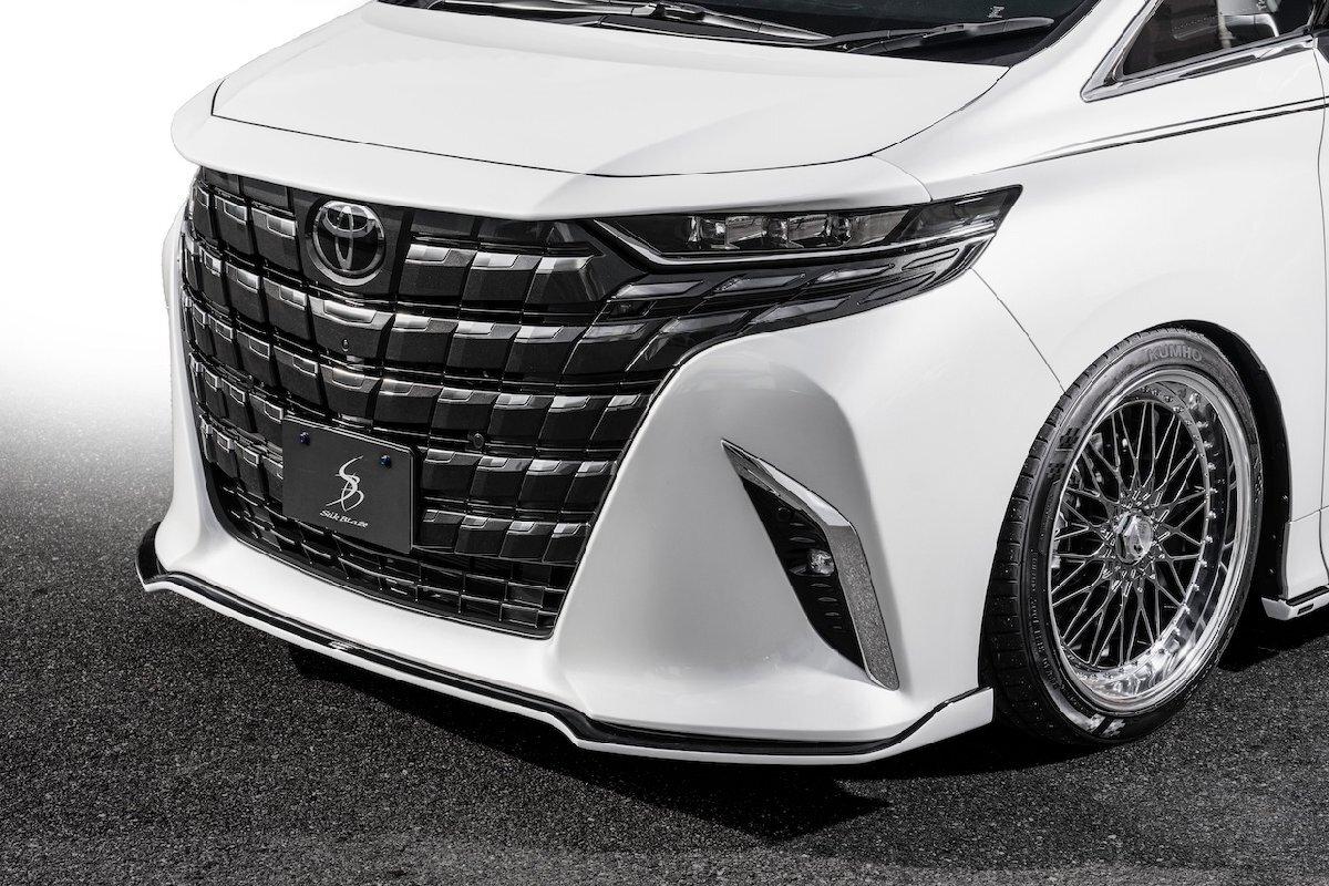 k*o様 未使用 モデリスタ アルファード サイド ホワイトパール 070 トヨ アルファード 30系 後期 Executive Lounge S除く モデリスタ