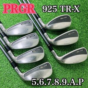 B2017 ゴルフクラブ PRGR 925TR-X アイアン レディース 右利き 5.6.7.8.9.A.P 匿名配送 送料無料