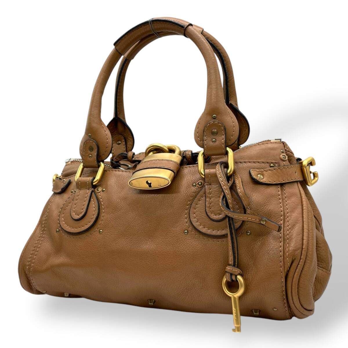 1円◇Chloe クロエ パディントン ハンドバッグ ミニボストン