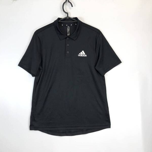 アディダス adidas 半袖速乾ポロシャツ 薄手 Mサイズ GM2134 ブラック