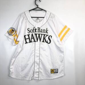 マジェスティック MAJESTIC 福岡ソフトバンクホークス 50 板東 湧梧 ユニフォーム XLサイズ JM08-WHT1-SBH-0067