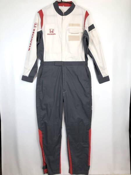 ホンダ HONDA つなぎ オールインワン 作業着 メカニックスーツ ツナギ 作業服 メカニック LLサイズ 薄手生地