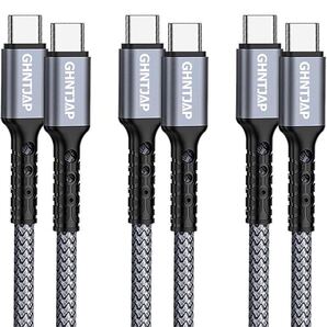 typeC ケーブル3本1mPD対応 60W/3A 急速充電 Type C to Type C USB C ケーブル 断線防止 超高耐久 iPhone15 16充電ケーブル