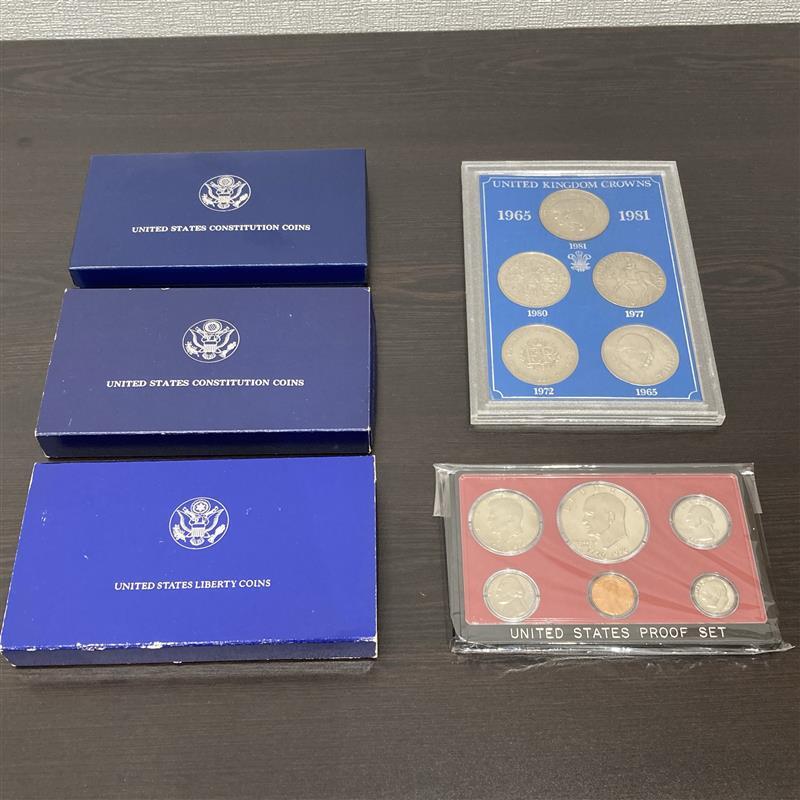 アメリカ リバティコイン プルーフ 銀貨 硬貨 5種セット ケース