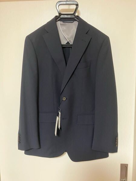 【新品未使用】レダREDA スーツカンパニーTHE SUIT COMPANY 紺 トロピカルピンストライプ 165-6dorp